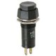 BLACK PUSH BUTTON SWITCH 3A 125VAC 1A 250VAC MOMENTARY NORMALLY OPEN PBS-11