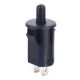 BLACK 3A 125VAC 1A 250VAC PUSH BUTTON SWITCH MOMENTARY NORMALLY OPEN