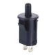 BLACK 3A 125VAC 1A 250VAC PUSH BUTTON SWITCH MOMENTARY NORMALLY OPEN