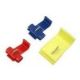 100PK Quick-Splice Disconnector: 22-16 AWG, vinyl, red