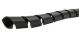 3/8 inch SPIRAL WRAP BLACK LOOM