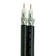 RG6 RG-6 DUAL COAX BLACK