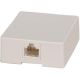 RJ45 SURFACE JACK BLOCK BOX TEC88B