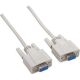 DB9 NULL MODEM CABLE 6 ft FEMALE FEMALE