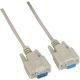 DB9 NULL MODEM CABLE 6 ft  MALE FEMALE