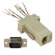 MODULAR ADAPTER DB9 M TO RJ45 TELCO ADAPTER
