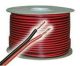 ZIP CORD 16GA BLACK AND RED SPW16 16/2 ZIP