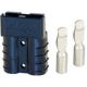 ANDERSON POWER POLE SB50 CONNECTOR BLACK 50 AMP HOUSING AND TWO 6 AWG CONTACTS SMH