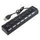 USB 3.0 Hi-Speed 7 Port Splitter Hub Adapter