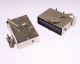 Amphenol Connector, rack and panel, recept w/ribbon cont, barrier polar, solder eyes, Centronic
