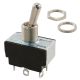 BAT HANDLE TOGGLE SWITCH, ON - (ON), Momentary() DPDT 6A 125V - 3A 250V 1/4 HP SOLDER TERMINAL ST52R MS 35059-17