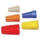 100PK Spring-loaded Wire Connector: 22-12 AWG, BLUE