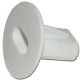 FEED THRU BUSHING DUAL WHITE