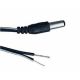 2.1mm x 5.5mm 45ft Pigtail Cable