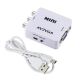 COMPOSITE RCA AND S-VIDEO TO VGA VIDEO ADAPTER BOX AV