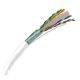 CAT6E White SHIELDED OAS CABLE, BULK REPLACES CAT5E