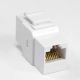 CAT6 CAT5e RJ45 KEYSTONE COUPLER WHITE INLINE SPLICE
