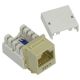 CAT5E CAT6 RJ45 KEYSTONE JACK IVORY