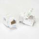 CAT5E CAT6 RJ45 KEYSTONE JACK WHITE