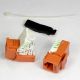 CAT5E CAT6 RJ45 KEYSTONE JACK ORANGE