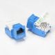 CAT5E CAT6 RJ45 KEYSTONE JACK BLUE