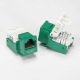 CAT5E CAT6 RJ45 KEYSTONE JACK GREEN