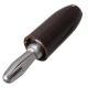 E.F. JOHNSON BROWN BANANA PLUG CABLE END