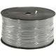 6 CONDUCTOR FLAT TELEPHONE WIRE BULK SILVER SATIN PHONE