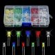 150Pcs 3mm 5mm LED Light White Yellow Red Blue Green Assortment Kit BI0002291