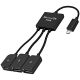 OTG Host Micro USB HUB for All Android Phone & Tablets