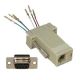 MODULAR ADAPTER DB9 F TO RJ11/12 TELCO ADAPTER