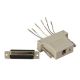 MODULAR ADAPTER DB25 F TO RJ11/12 TELCO ADAPTER