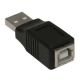 USB GENDER CHANGER A MALE - B FEMALE ADAPTER