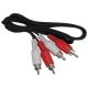 DUAL RCA M / M AUDIO CABLE 3 ft