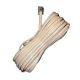 RJ11 4C 25 ft STRAIGHT FLAT MODULAR TELEPHONE PHONE CORD