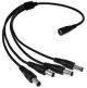 1 TO 4 CAMERA POWER SPLITTER 2.1mm Jack to 2.1mm Plugs