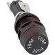 PANEL MOUNT FUSE HOLDER for AGC, 3AG, 3AB fuses 1/4 x 1-1/4 Inch Fuses , .250 PUSH ON TERMINALS HTB-26I-R, 15A / 250V 342828 270-364