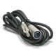 6Ft XLR 3P Male 1/4 inch Mono Microphone Cable