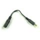 2.1MM JACK TO 6.3MM X 3MM CENTER PIN PLUG, DC POWER SUPPLY ADAPTOR