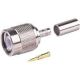 TNC MALE 3 PIECE CRIMP RG59 RG62