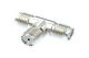 MINI UHF 3 FEMALE T ADAPTOR, SPLITTER