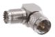 MINI UHF MALE TO FEMALE RIGHT ANGLE ADAPTOR