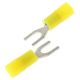 BLOCK SPADE 26-24 GA #0 STUD NYLON INSULATED 5 PK