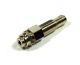 3.5mm Female Feed-Thru Jack, Nickel Plated, 4 Conductor Audio Connector Jack Coupler