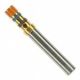 100pk SUB D FEMALE MACHINED PIN CONTACT AMP MIL TYPE