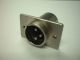 SWITCHCRAFT 3 PIN MALE XLR FOR REAR OF PANEL MOUNT .750 inch MOUNTING HOLE