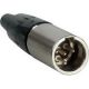 SWITCHCRAFT 4 PIN MINI XLR MALE INLINE