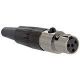 SWITCHCRAFT 4 PIN MINI XLR INLINE FEMALE