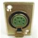 SWITCHCRAFT 7 PIN FEMALE XLR PANEL MOUNT CONNECTOR .953 inch 24.21MM MOUNTING HOLE