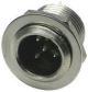 SWITCHCRAFT 4 PIN MINI XLR MALE PANEL MOUNT